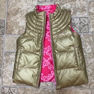 Lilly Pulitzer Loopy Lilly Puffer reversible vest